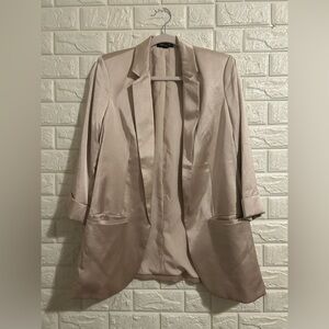 Express Satin Boyfriend Blazer. M. Worn once.